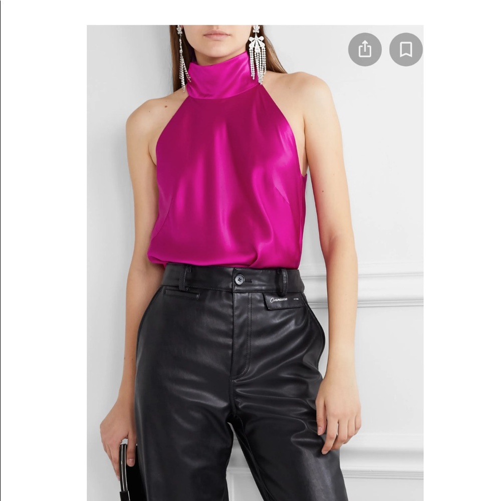 ALIX Laight silk and stretch  bodysuit